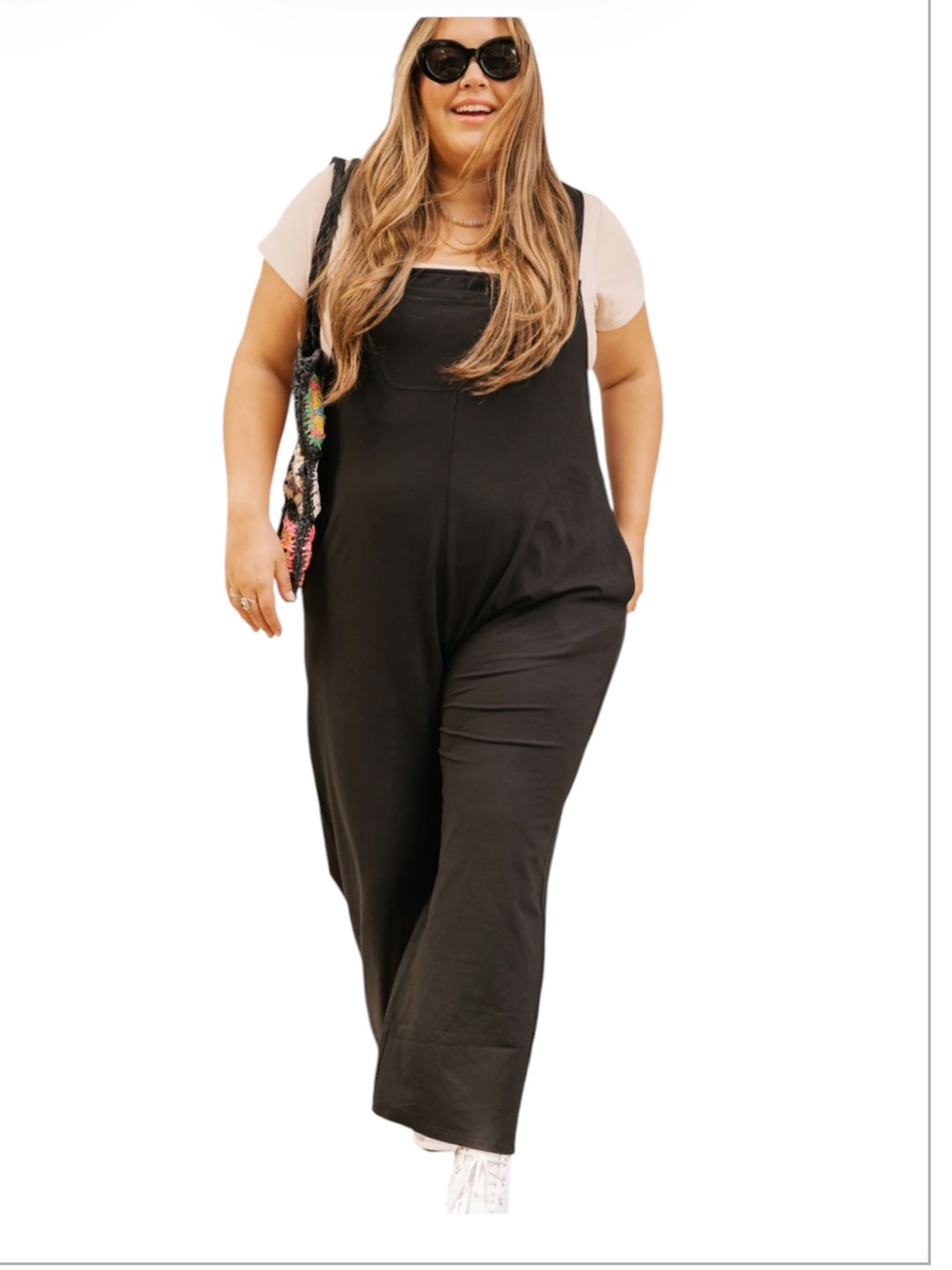 Smash + Tess Black Wide-Leg Jumpsuit
